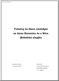 Formanek Zsuzsanna - Tolsztoj és Ibsen