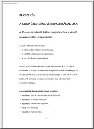 A Coop üzletlánc létrehozásának