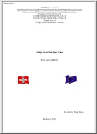 Papp Erika - Svájc és az Európai