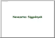 Nevezetes függvények