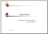 Dr. Leitold Adrien - Trigonometria