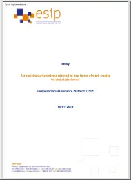 Are Social Security Systems Adapted to New Forms of Work Created by Digital Platforms