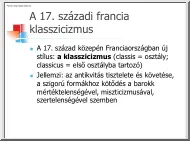 A 17. századi francia klasszicizmus