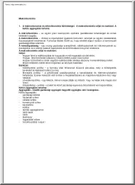 Makroökonómia vizsgaösszefoglaló