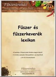 Fűszer és fűszerkeverék lexikon