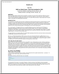 Gakava-Clinical-Kannan - SAS on Unix/Linux, From the Terminal to GUI