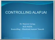 Dr. Majoros György - Controlling