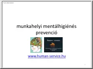Munkahelyi mentálhigiénés prevenció