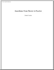 Daniel Guérin - Anarchism, From Theory to Practice