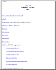 Java 1.1 tananyag