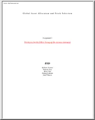 Alatorre-Alatorre-Chin - Predictors for the DJIA, Going Up the Income Statement