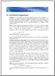 Kétváltozós függvények