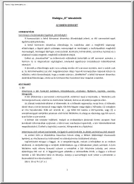 Az emberi szervezet tételek, 2008