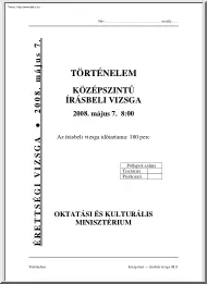 Történelem középszintű írásbeli