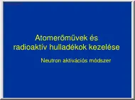 Atomerőművek és radioaktív hulladékok kezelése
