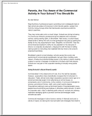 Alex Molnar - Parents, Are You Aware of the Commercial Activity in Your School