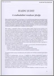 Hajdu Judit - A szabadalmi rendszer jövője