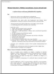 Michael Oakeshott - Politikai