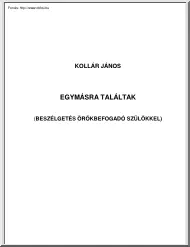 Kollár János - Beszélgetések örökbefogadókkal