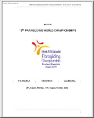 16th Paragliding World Championship