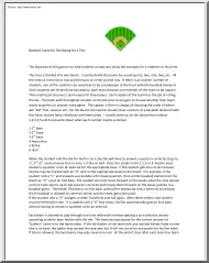 Baseball Game for Reviewing for a Test