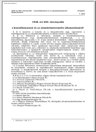 1948. évi XIII. törvénycikk a bauxitbányászat és az alumíniumtermelés államosításáról