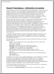 Shank Prakshalana, béltisztítás ősi