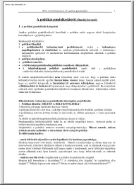 A politikai gondolkodásról (elméleti bevezető)