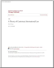 Posner-Goldsmith - A Theory of