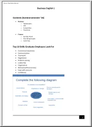 Business English, notes