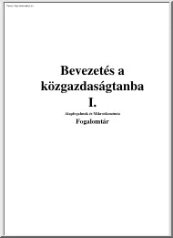 PSZF Bevezetés a Közgazdaságtanba