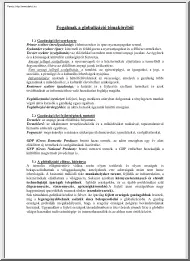 Fogalmak a globalizáció