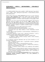 Dombi Ágnes - Integrált informatikai rendszerek szigorlat kidolgozása