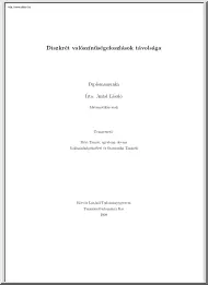 Antal Laszlo - Diszkrét valószínűségeloszlások távolsága, diplomamunka