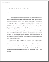 Buk-Ujhelyi - A kötődés filogenetikai hátteréről