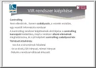 VIR rendszer kiépítése