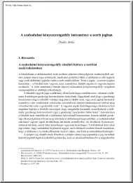 Dudás Attila - A szabadalmi kényszerengedély intézménye a szerb jogban
