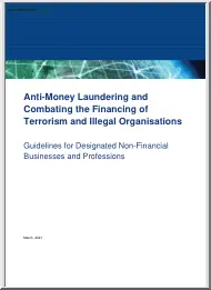 Anti Money Laundering and Combatting the Financing of Terrorism and Illegal Organisations, Guidelines for Designated Non-financial Businesses and Professions