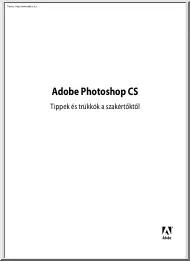 Adobe Photoshop CS, tippek és trükkök a szakértőktől