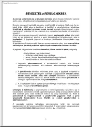 Bevezetés a pénzügyekbe I