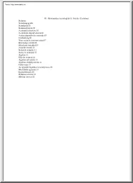 Számtan tananyag, 8. osztály