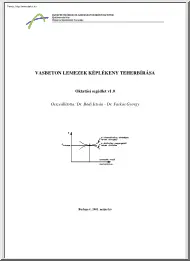 Dr. Bódi-Dr. Farkas - Vasbeton lemezek képlékeny teherbírása, oktatási segédlet