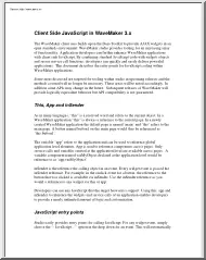 Client side JavaScript in WaveMaker