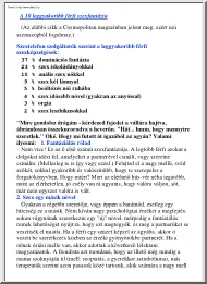 A 10 leggyakoribb férfi szexképzelgés