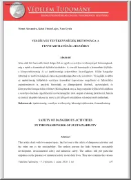 Veszélyes tevékenységek biztonsága