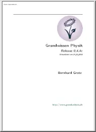 Bernhard Grotz - Grundwissen Physik