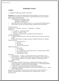 Radiológia tételsor, 2004