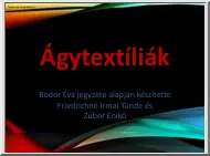 Bodor-Friedrichné-Zubor - Ágytextíliák