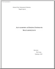 Plaff Anita - Az e-learning az Európai