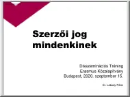 Dr. Lábody Péter - Szerzői jog mindenkinek